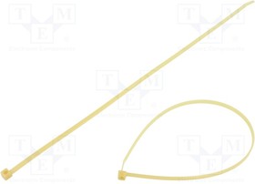 Cable tie internally serrated, polyamide, (L x W) 390 x 4.6 mm, bundle-Ø 1.5 to 110 mm, natural, -40 to 130 °C