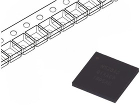 Фото 1/2 nRF52840-QIAA-R, RF System on a Chip - SoC nRF52840-QIAA QFN 73L 7x7