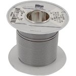 1551 SL005, Hook-up Wire PVC Series Grey 0.33 mm² Hook Up Wire, 22 AWG ...
