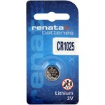 CR1025, Элемент питания литиевый (1 шт) 3В