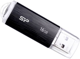 Фото 1/5 SP016GBUF2U02V1K, Флеш накопитель 16GB Silicon Power Ultima U02, USB 2.0, Черный