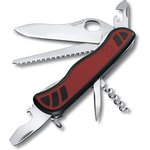 Складной нож Victorinox Forester M Grip, функций: 12, 111мм, красный / черный ...