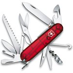 1.7915.T, Нож Victorinox Huntsman Lite, 91 мм, 21 функция, полупрозрачный красный
