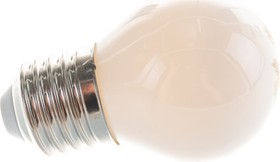 Фото 1/10 Лампа Basic Filament Шар 4,5W 380lm 2700К Е27 milky LED 1055215