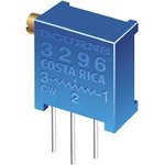3296Z-1-102LF, (1K 0.5W), Потенциометр многооборотный керметный 1кОм 0.5Вт PC PIN
