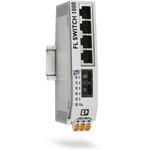 1085214, Unmanaged Ethernet Switches FL SWITCH 1004N-FX SM