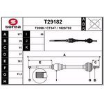 T29182, Привод правый \Citroen C5/C6 2.2HDI 06