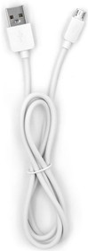 Фото 1/2 USB-кабель AM-8pin 1 метр, 2.1А, силикон, белый, 23750-BL-642W