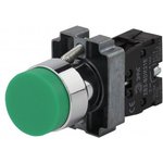 Кнопка управления LA115-A5-10BN без подсветки зеленый 1NO IP65 (ANDELI)