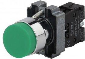 Кнопка XB2-BА31 без подсветки зеленый 1НО (ANDELI)
