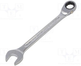 Фото 1/2 41172121, Ключ; комбинированный; 21мм; хромированная сталь; с трещоткой
