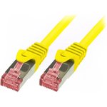 CQ2027S, Patch cord; S/FTP; 6; stranded; Cu; LSZH; yellow; 0.5m; 27AWG