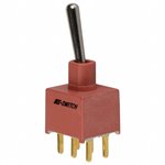 100AWDP1T1B4M2RE, Toggle Switches DPDT ON-ON