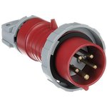2CMA100586R1000,CONN, MAIN PLUG, 4P5W, 16A, 415V, RED