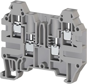 AVK2.5CF (серый), Клемма 4-х выв., с зоной размыкания, 2,5 мм.кв.