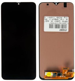 (A305F) дисплей в сборе с тачскрином (модуль) для Samsung Galaxy A30 (SM- A305F) черный OLED