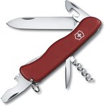 0.8353, Нож Victorinox Picknicker, 111 мм, 11 функций, с фиксатором лезвия, красный