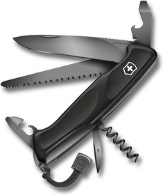 Фото 1/10 0.9563.C31P, Нож Victorinox RangerGrip 55, 130 мм, 12 функций, черный