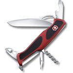Складной нож Victorinox RangerGrip 61, функций: 11, 130мм, красный / черный ...