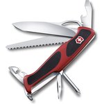 Складной нож Victorinox RangerGrip 78, функций: 12, 130мм, красный / черный ...