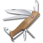 0.9561.63, Нож Victorinox RangerWood 55, 130 мм, 10 функций, дерево