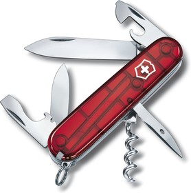 Фото 1/4 1.3603.T, Нож Victorinox Spartan, 91 мм, 12 функций, прозрачный красный