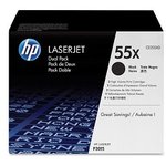 HP CE255XD Картридж ,Black{LJ P3015, Black, (2 х 12500стр), 2-pack}