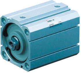 Фото 1/2 CD55B20-80, Pneumatic Compact Cylinder - 20mm Bore, 80mm Stroke, C55 Series, Double Acting