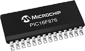 PIC16F876-04I/SO, 8-bit Microcontrollers - MCU 14KB 368 RAM 22 I/O