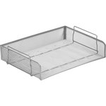 Лоток для бумаг горизонт. попереч, металл. сетка, выс.80ммсеребро 383300