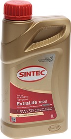 Sintec extralife отзывы. Б масло мот Sintec плат 7000 5w30 а5/в5 4л.