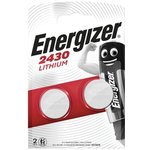 Energizer E300830301, Батарейка Energizer CR2430 BL2 Lithium 3V (2/20/280)