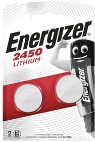 Energizer E300830702, Батарейка Energizer CR2450 BL2 Lithium 3V (2/20/280)