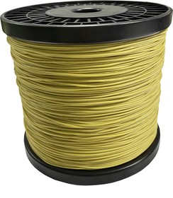 Провод силиконовый 28 AWG 0,08 мм2 желтый 500 метров