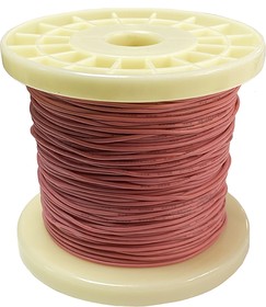 Провод гибкий силиконовый AWG 26 (0,12 мм2) розовый 100 м