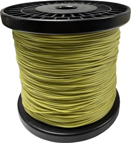 Провод гибкий силиконовый AWG 26 (0,12 мм2) желтый 305 м