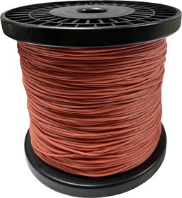 Провод гибкий силиконовый AWG 26 (0,12 мм2) красный 305 м