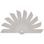 Лезвия для канцелярского ножа Deli E2011, ширина лезвия 18 мм, сталь (упаковка ...