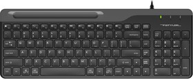 Фото 1/8 Клавиатура A4Tech Fstyler FK25 черный/серый USB slim