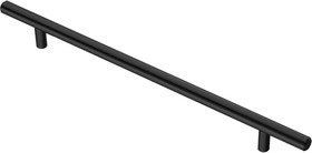 Ручка-рейлинг o10 мм, 224 мм, матовый черный R-3010-224 BL
