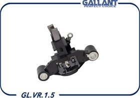 Фото 1/2 GLVR15, Реле регулятор напряжения 2108 611.3702-14 GL.VR.1.5 в сб с щет. узлом для ген.