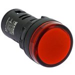 Лампа AD16-22DS(LED)матрица d22мм красный 220В AC (ANDELI)