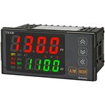 TK4W-T4CR 100-240 VAC Температурный контроллер, DIN 96х48 мм, 1 аварийный выход+RS485, выход 1: токовый или ТТР, выход 2: релейный контакт,