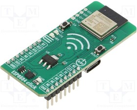 ESP8684 CLICK, Click board; Bluetooth,WiFi; UART,USB; ESP8684-MINI-1; 3.3VDC