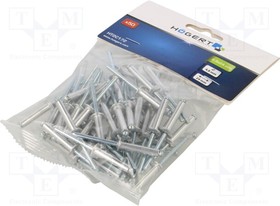 HT2C172, Rivet; aluminium; Rivet diam: 4.8mm; L.rivet: 24mm; 50pcs.