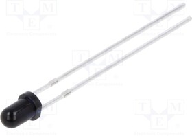 N0P60L55, Photodiode; 3mm; THT; 950nm; black,diffused