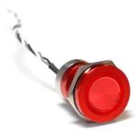 MC19LCRGR, Pushbutton Switches 19mm NormClsdAl Red Anodised Grn/Red LED