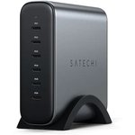 ST-C200GM-EU, Зарядное устройство Satechi 200W USB-C 6-Port PD GaN, серый космос