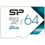 Карта памяти 64Gb MicroSD Silicon Power Elite (SP064GBSTXBU1V21)