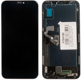 (iPhone X) дисплей в сборе с тачскрином для iPhone X, черный Incell
